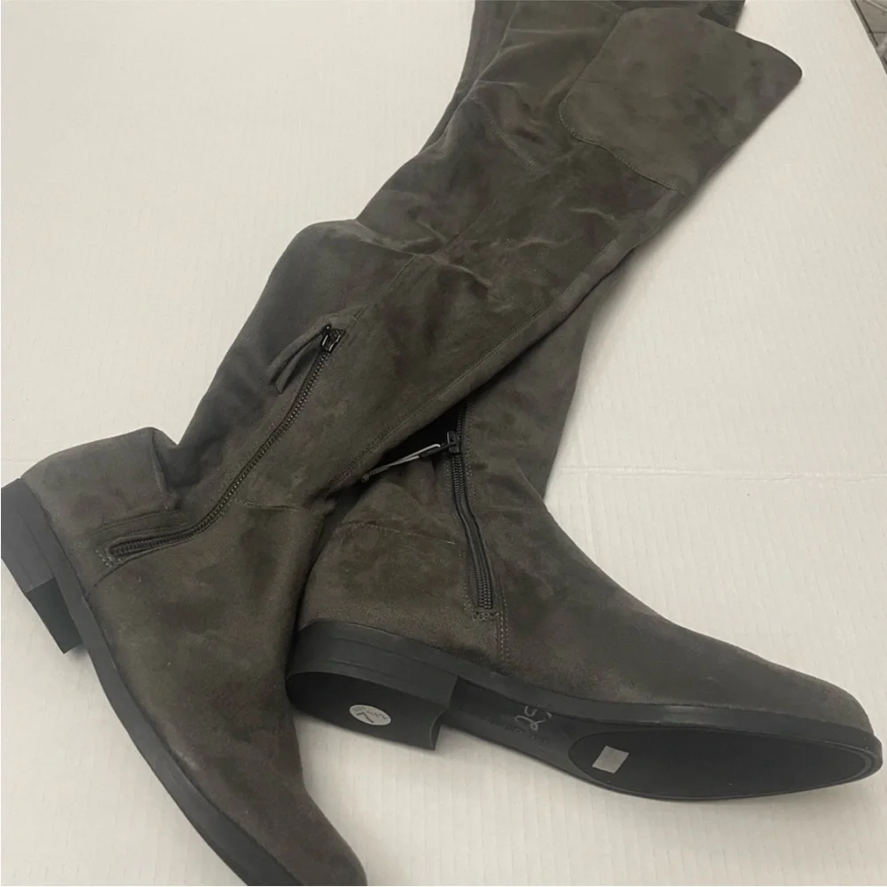 Suede Over-the-Knee Boots